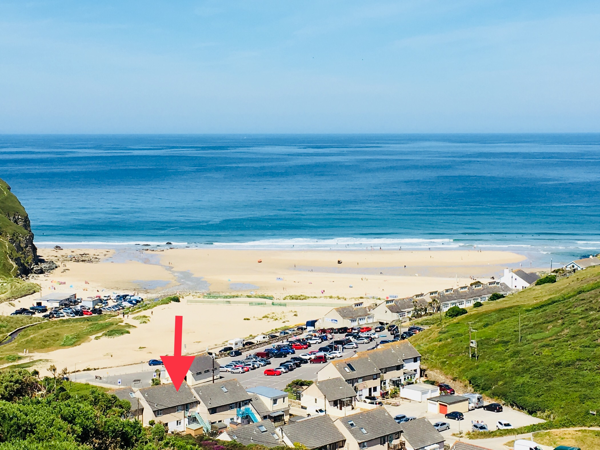 Beach Apartment In Porthtowan Cornwall With Wonderful Sea Views