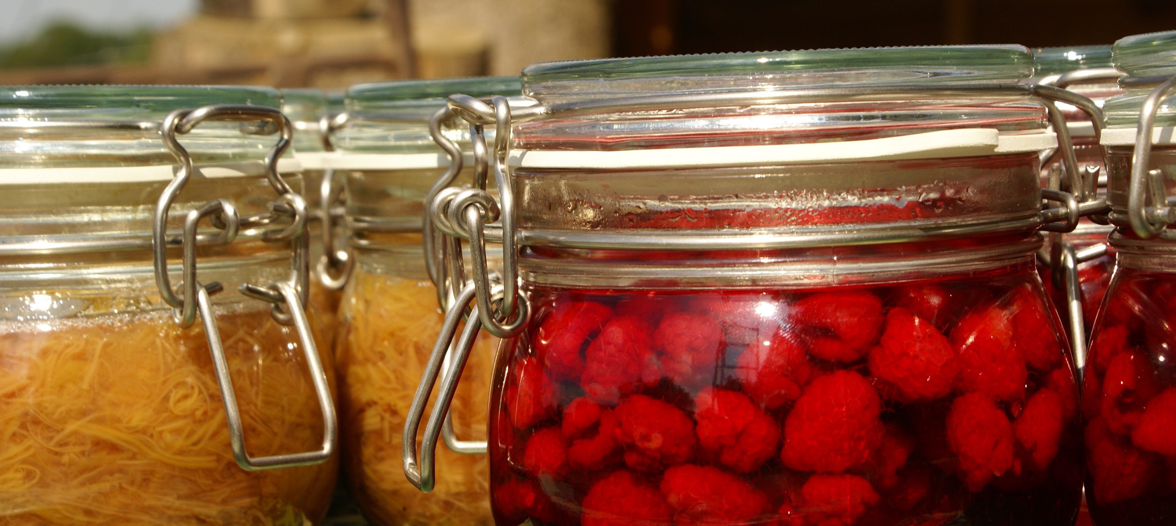 Bottled fruit from my Normandy garden