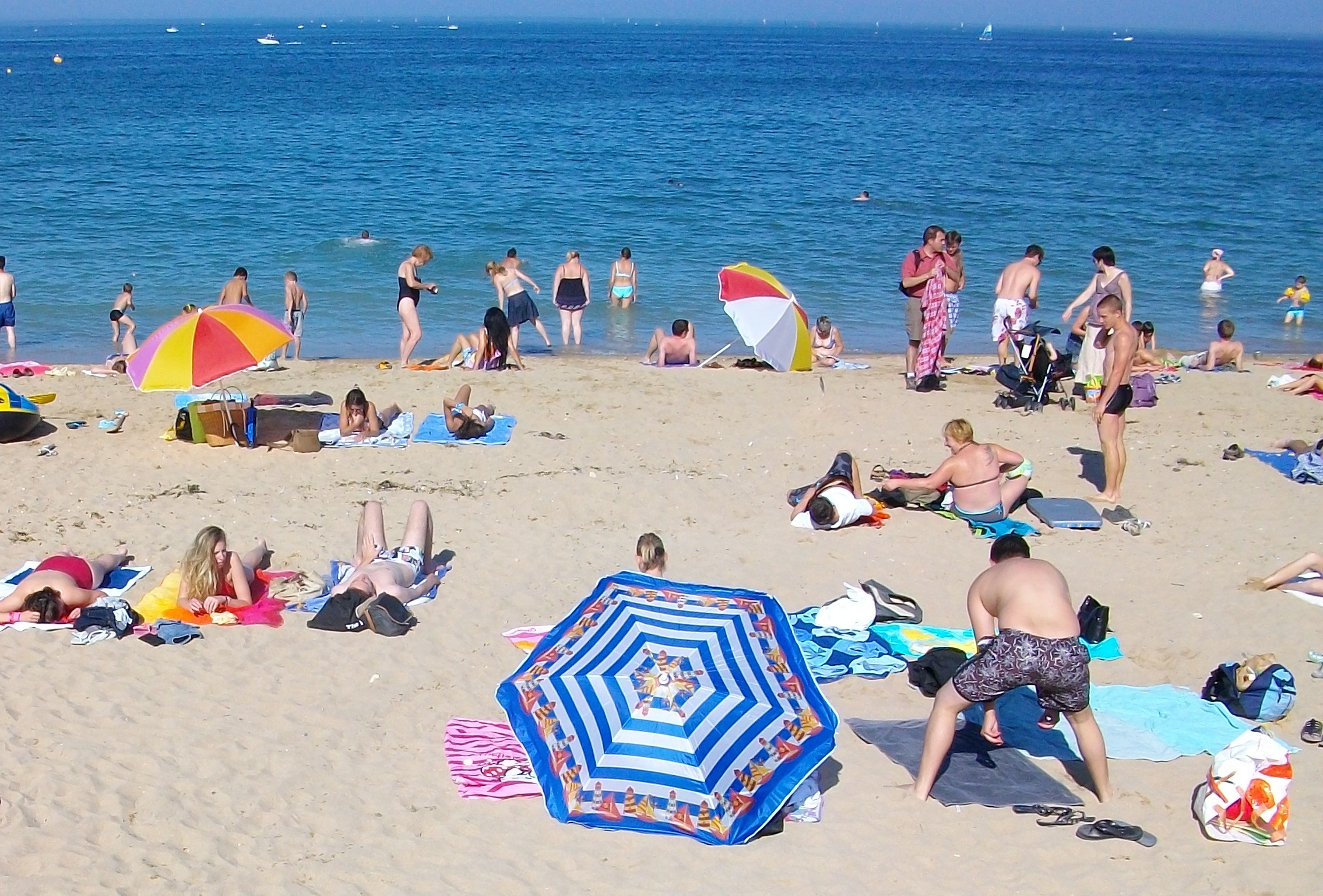 Oct beach at Ouistreham, Normandy