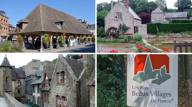 3 of Normandy's plus beaux vilages: Lyons-la-Forêt, Veules-les-Roses and Mont Saint Michel