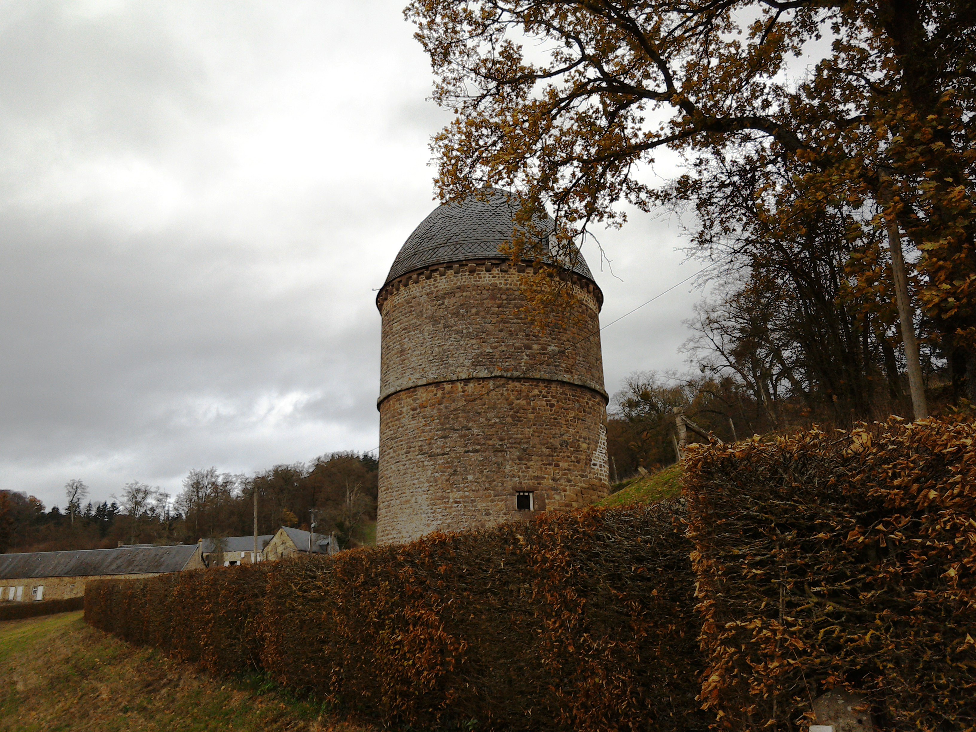 Dove coate at the Chateau de Pontécoulant, Normandy, France