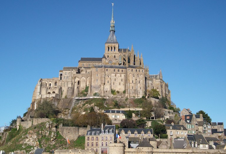 Mont St Michel in Winter