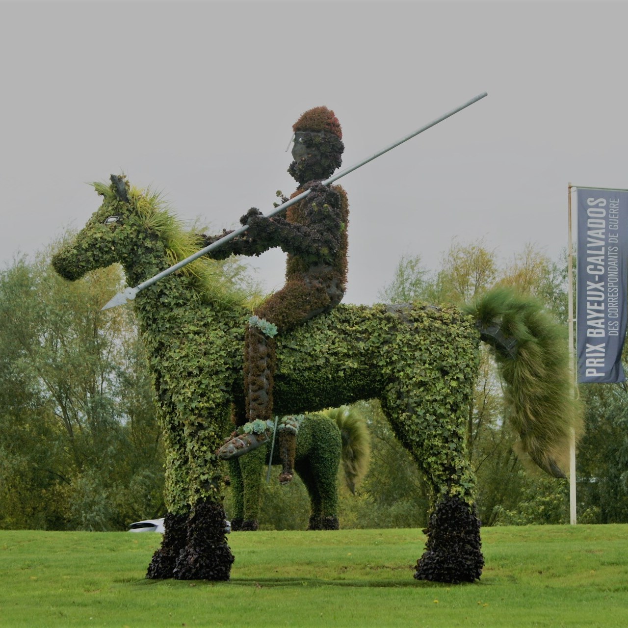 Floral knight at Bayeux