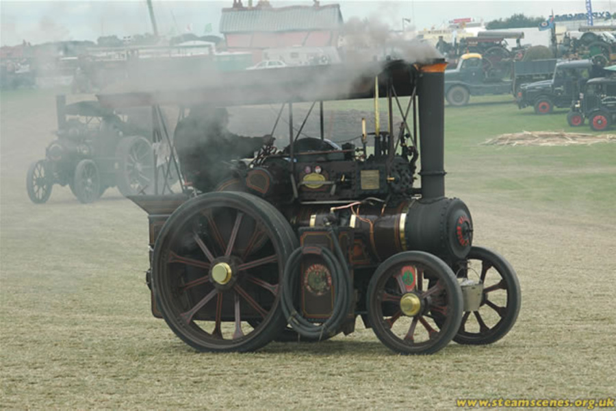 Steam Engine at the Retro Festival, Normandy