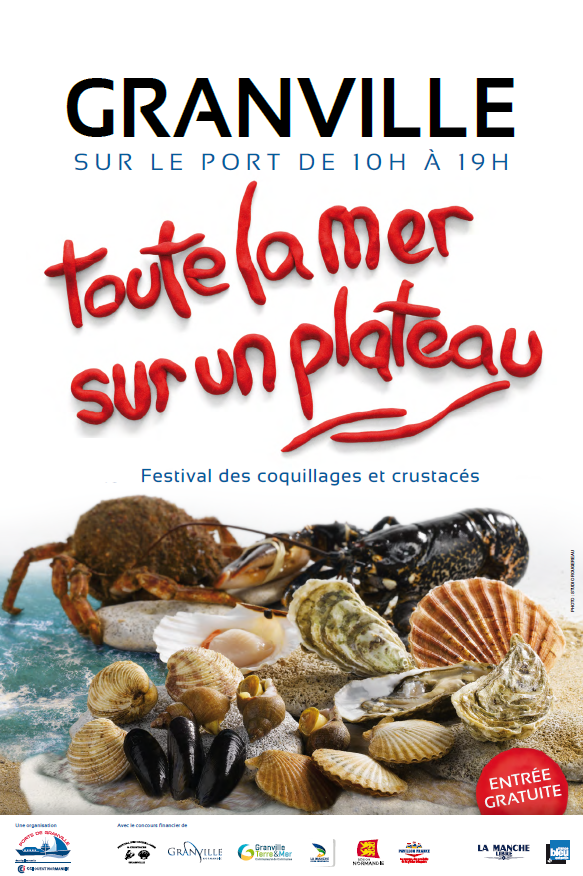 Seafood Festival in Granville, Normandy, France,