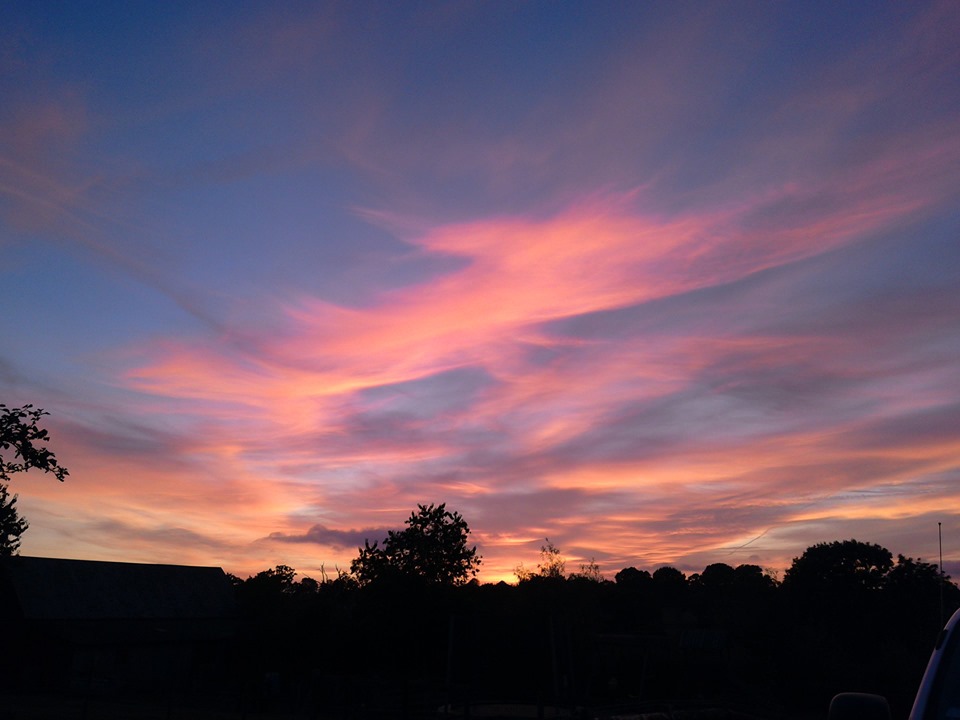 Normandy sunset