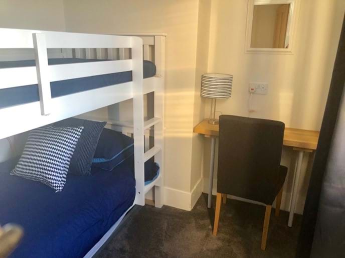 Home from Home Portsmouth - Bedroom 3 - for kids bunk and trundle - sleeps 3