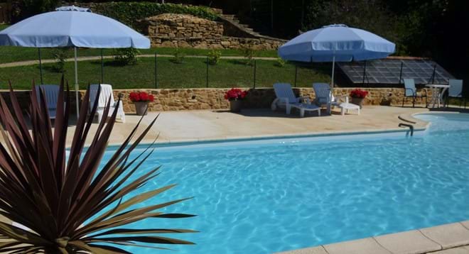 return from Lascaux and relax by the pool