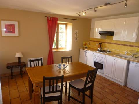the gite kitchen is perfect for self catering