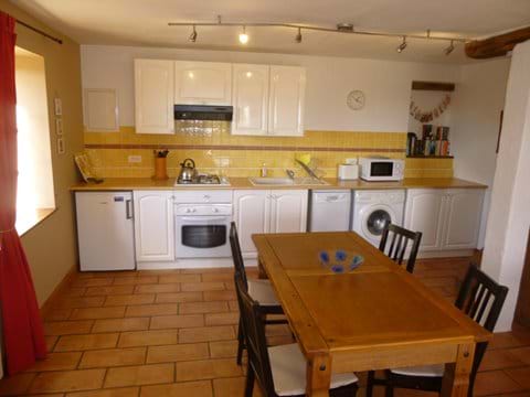 accommodation with well equipped kitchen.