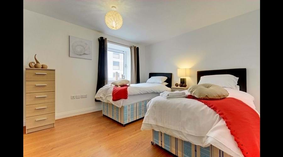 Bedroom with space for third bed
