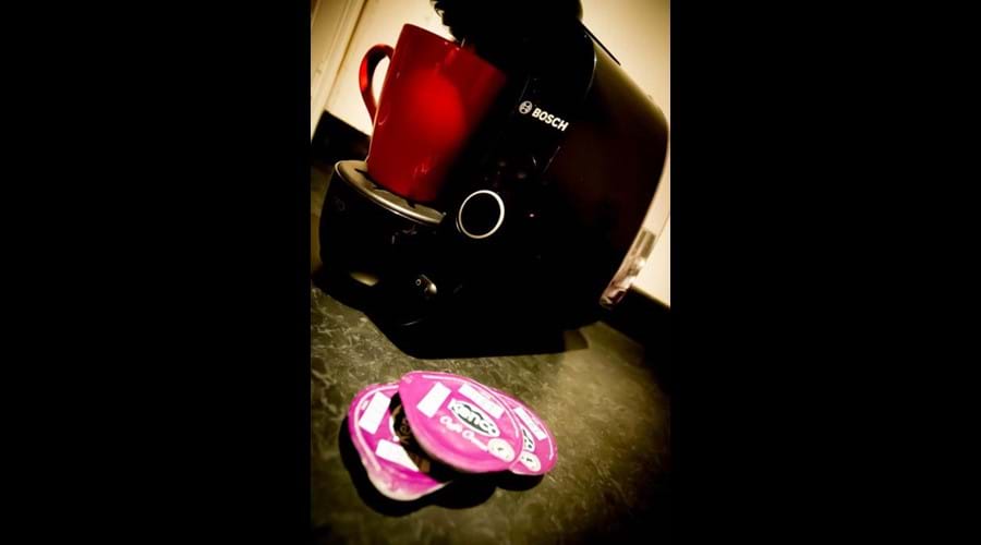 Nespresso machines at both cottages