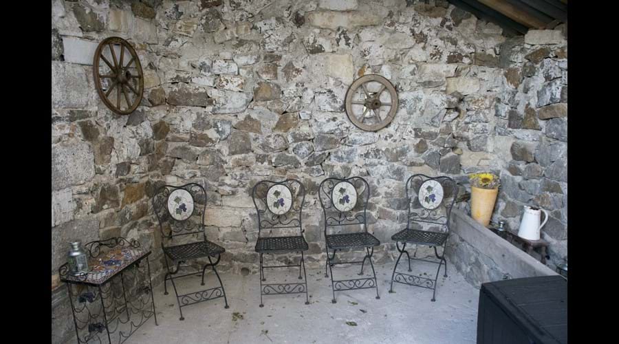 Covered terrace