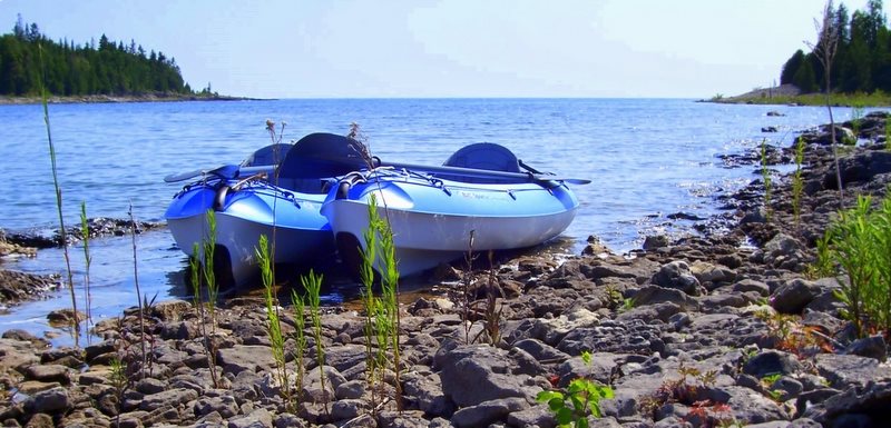 There are two kayaks for guests to use while staying at the cottage.