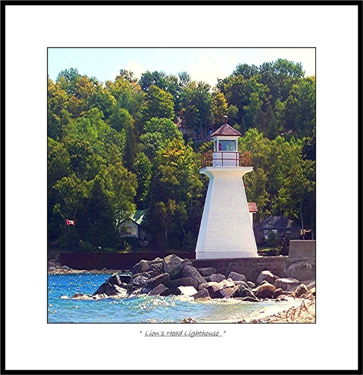 There are many lighthouses in various locations on the Northern Bruce Peninsula.