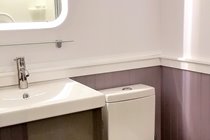 Newly constructed in 2017 a three-piece washroom located on the lower level adjacent to the Entertainment Room