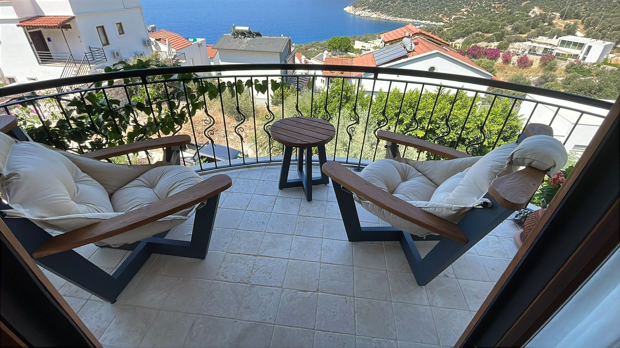 Private Balcony Seating Area