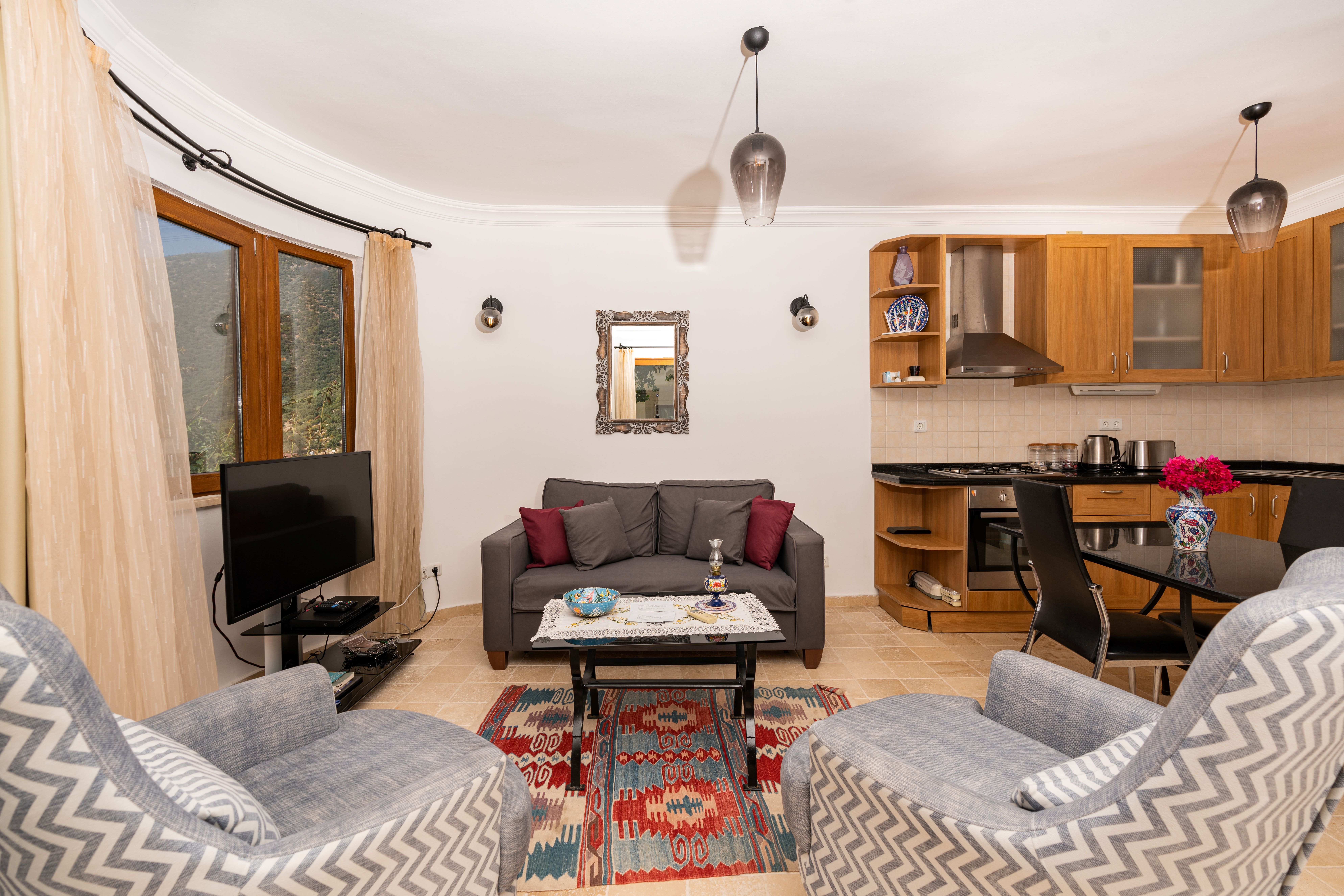 Open Plan Kitchen and Lounge