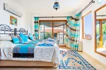Bedroom with Private Balcony and Sea Views