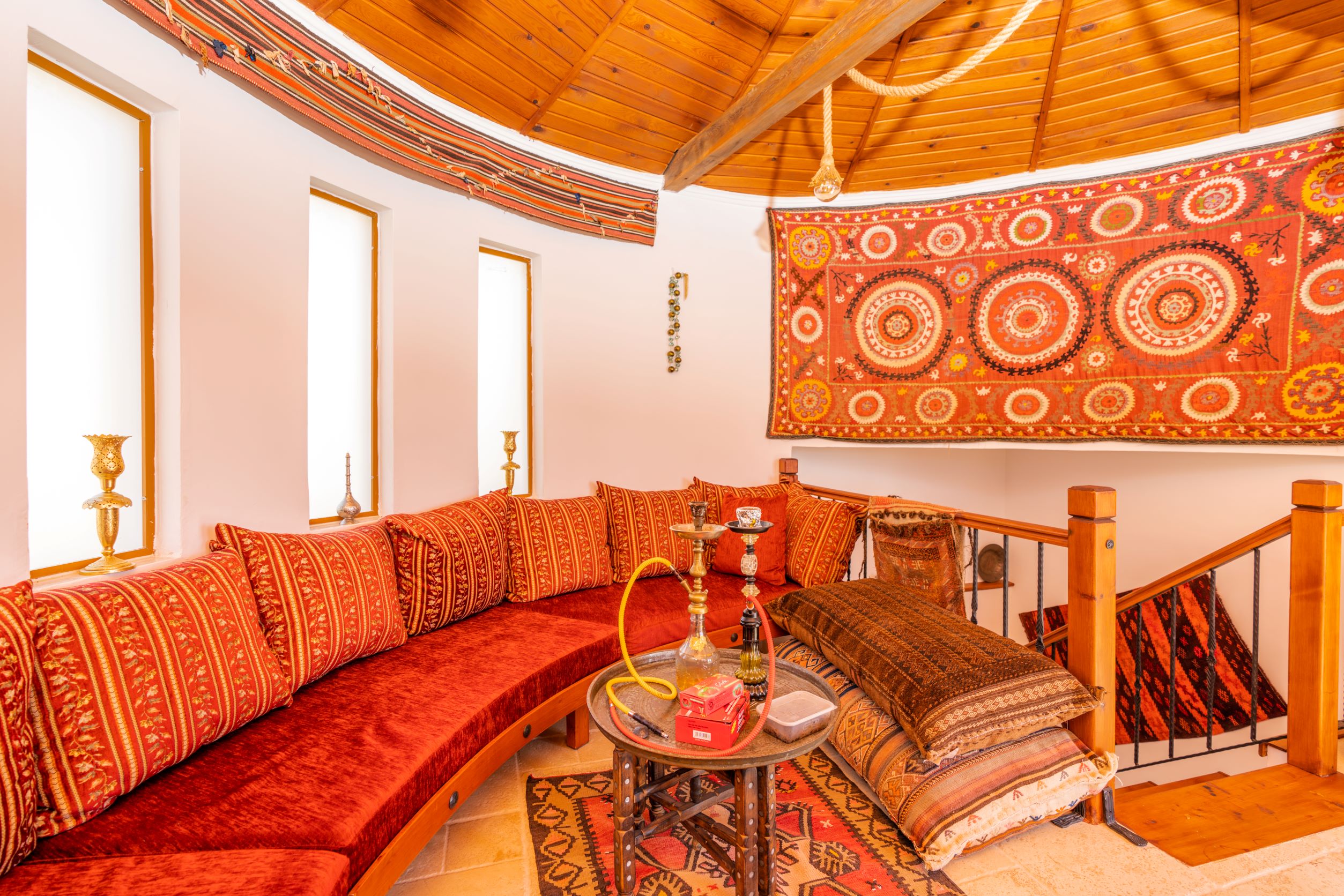 Ottoman Area on Roof Terrace