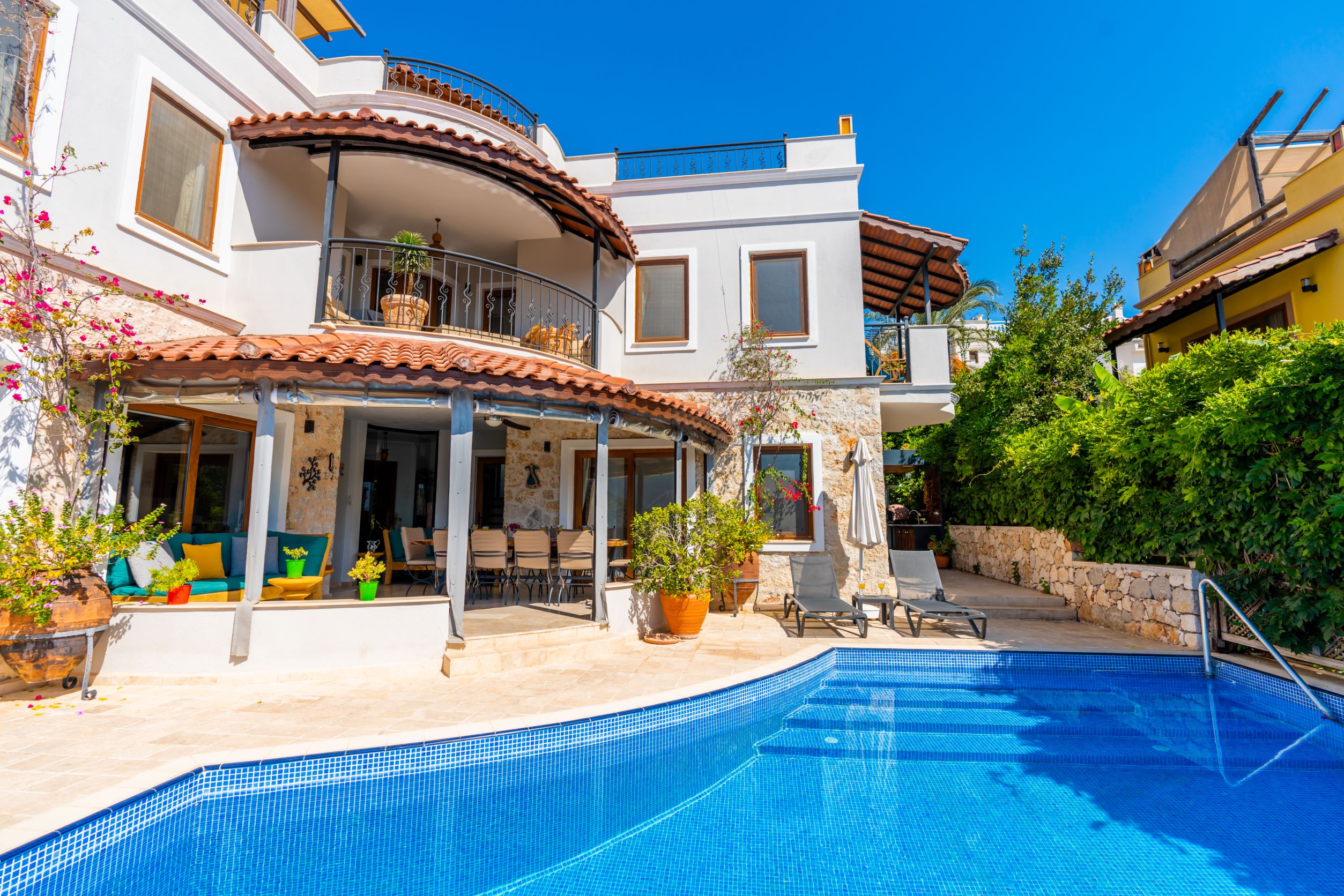 Villa View From Pool