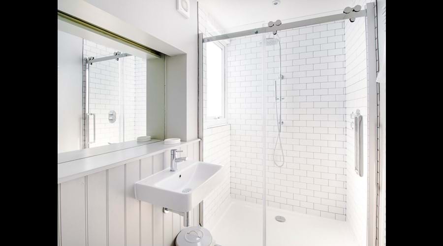 Shower room on top floor