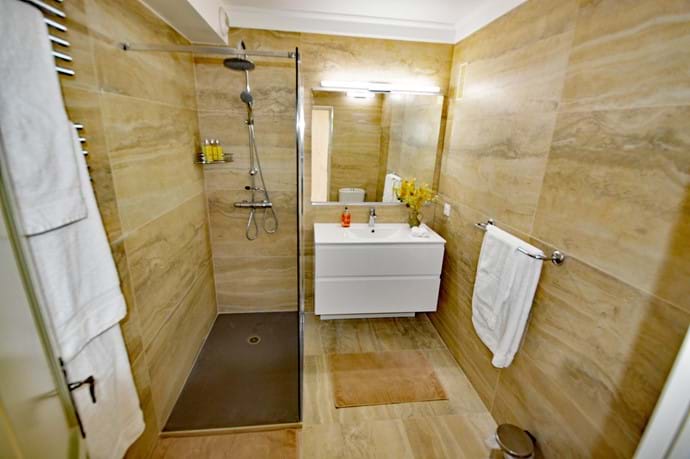 February 2023 - Complete Renovation of Master en suite Bathroom - from floor to ceiling in Italian Ceramic Stoneware - and walk-in Shower.