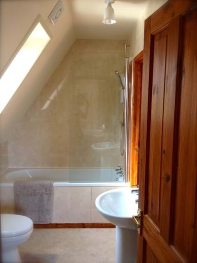 The Bathroom has a bath & shower with access from master bedroom and hall. Bathroom recently fitted