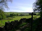 THE PENNINE BRIDLEWAY PATH LEADS TO KINDER SCOUT
