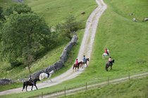 Horseriding at Kilnsey