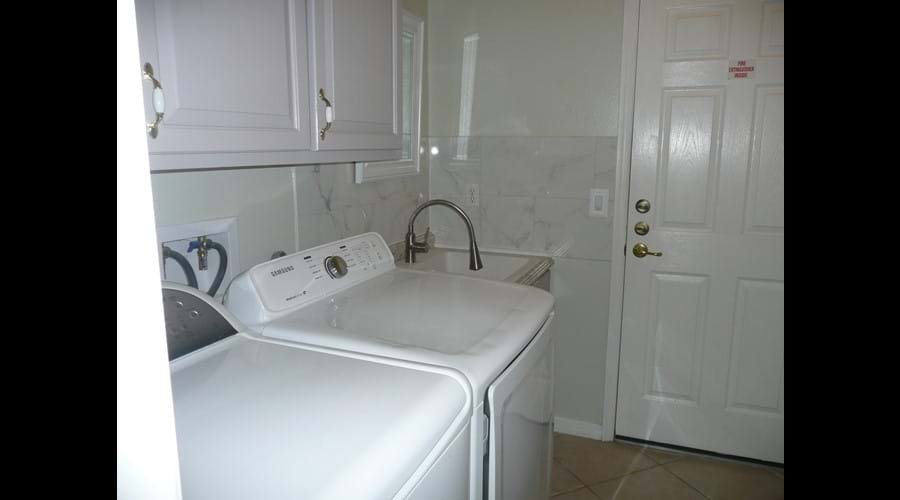 Recently remodelled and new Samsung washing machine