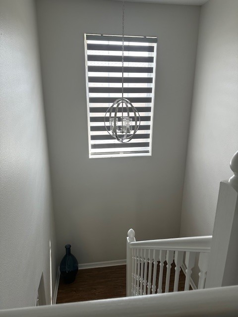 stairs from upstairs view