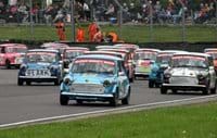 Car racing at Castle Combe race track