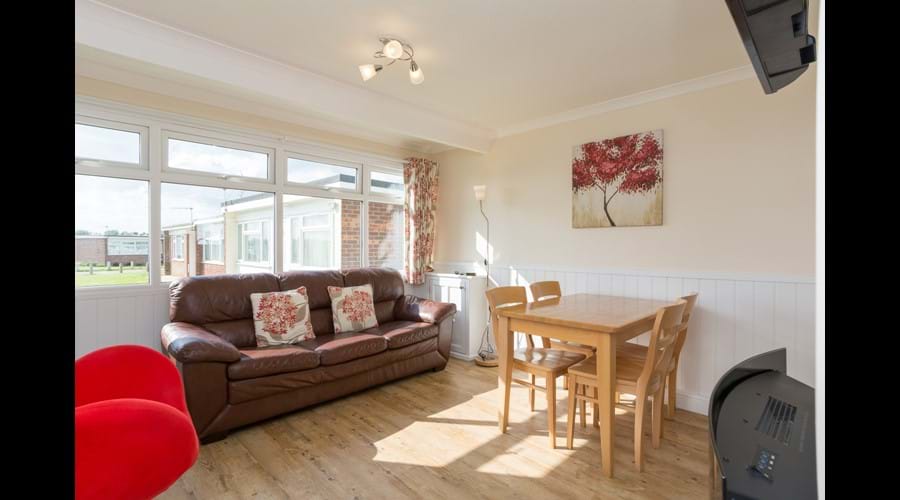 Spacious open plan sitting/dining area