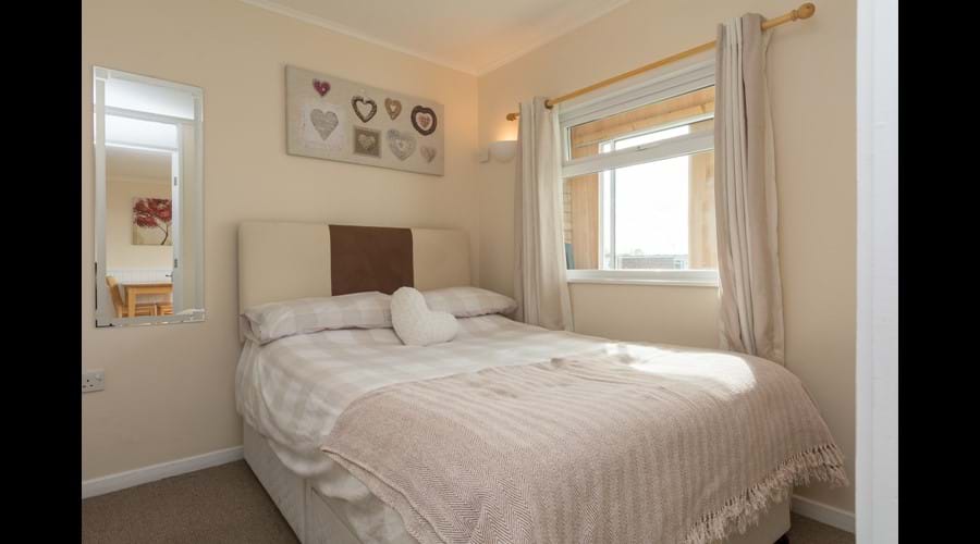 Double master bedroom with fitted wardrobe