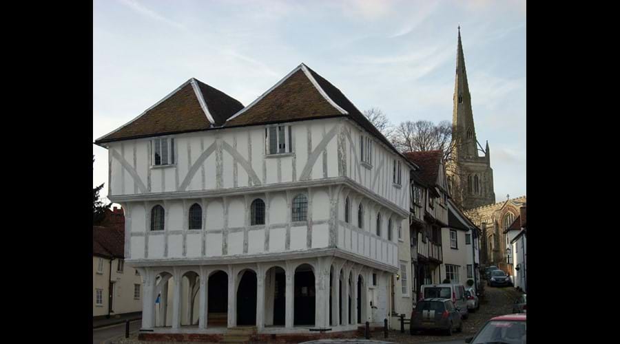 Medieval Guildhall, still in daily use, in nearby Thaxted