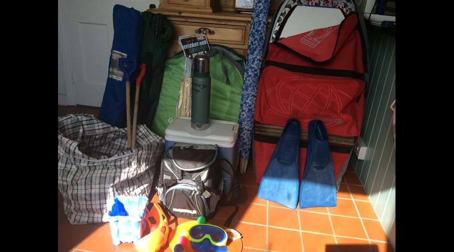 Ready for the beach!-everything your family will need at Seabreeze cottage