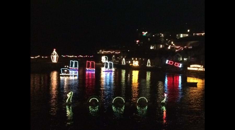 Famous Christmas lights in Mousehole- 1mile away