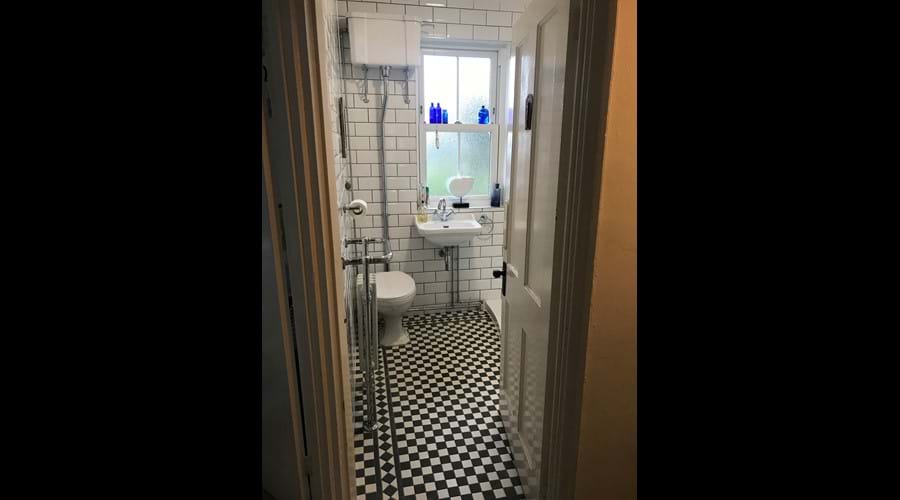Newly remodelled victorian style bathroom