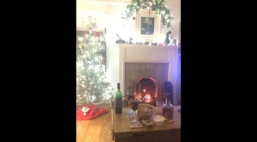 Christmas at Seabreeze is decorated and cosy