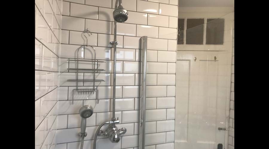 Two headed shower for extra comfort