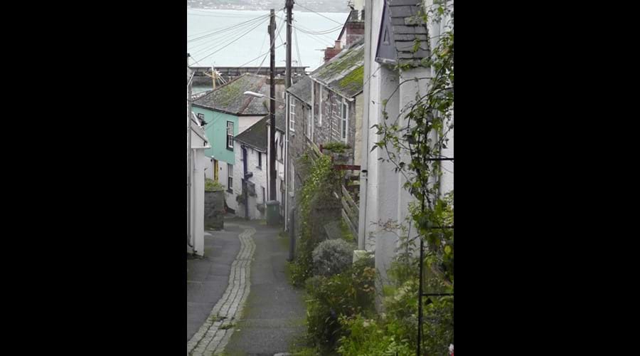 historic pretty lanes of Newlyn