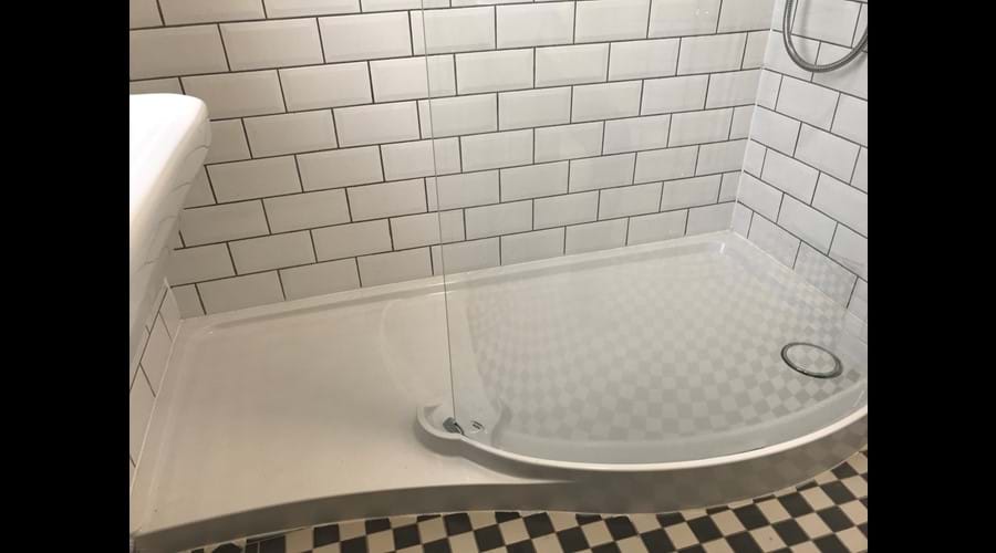 Luxury walk-in shower