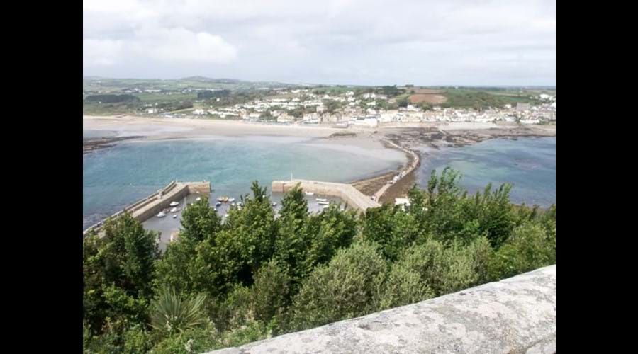 View of Marazion from St Micheals Mount