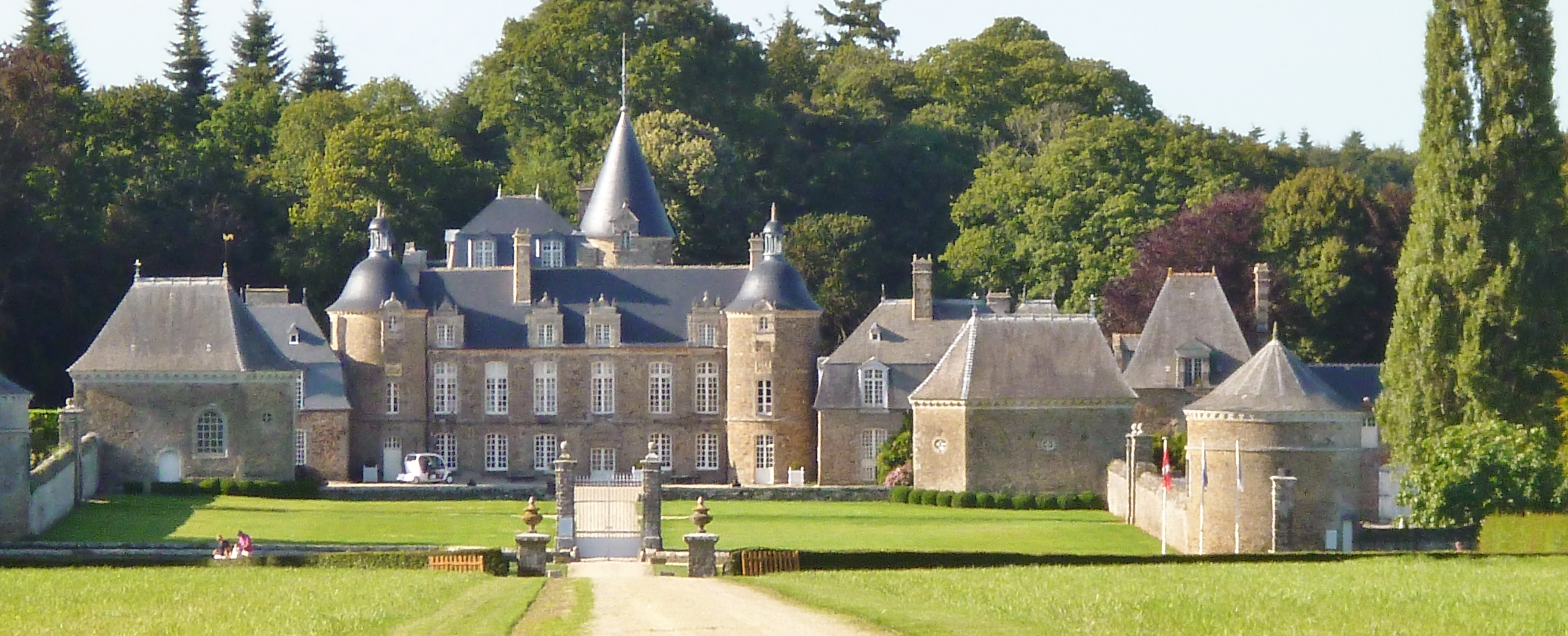 BOURBANSAIS Castle - near Saint-Cast, east of Dinan, Brittany, France