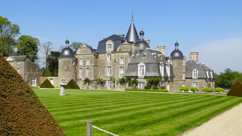 BOURBANSAIS Castle - near Saint-Cast, east of Dinan, Brittany, France