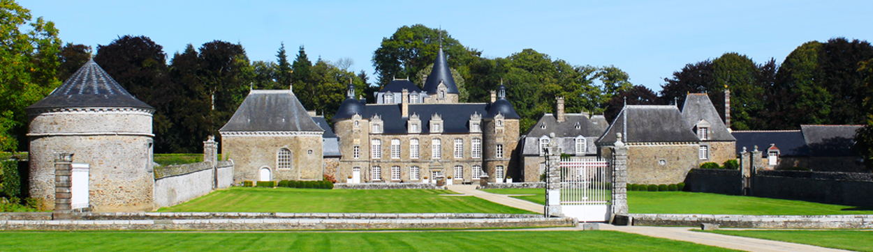 BOURBANSAIS Castle - near Saint-Cast, east of Dinan, Brittany, France