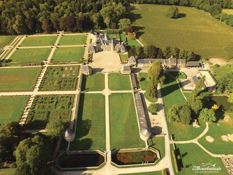BOURBANSAIS Castle - near Saint-Cast, east of Dinan, Brittany, France