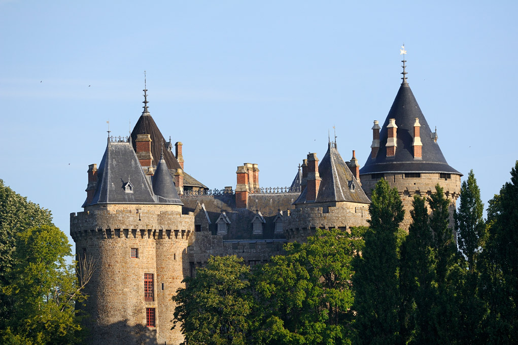 COMBOURG Castle - near Saint-Cast, east of Dinan, Brittany, France