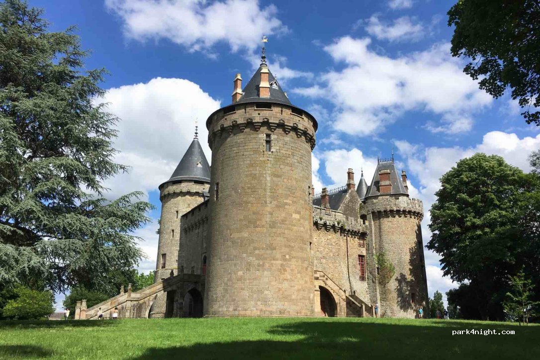 COMBOURG Castle - near Saint-Cast, east of Dinan, Brittany, France